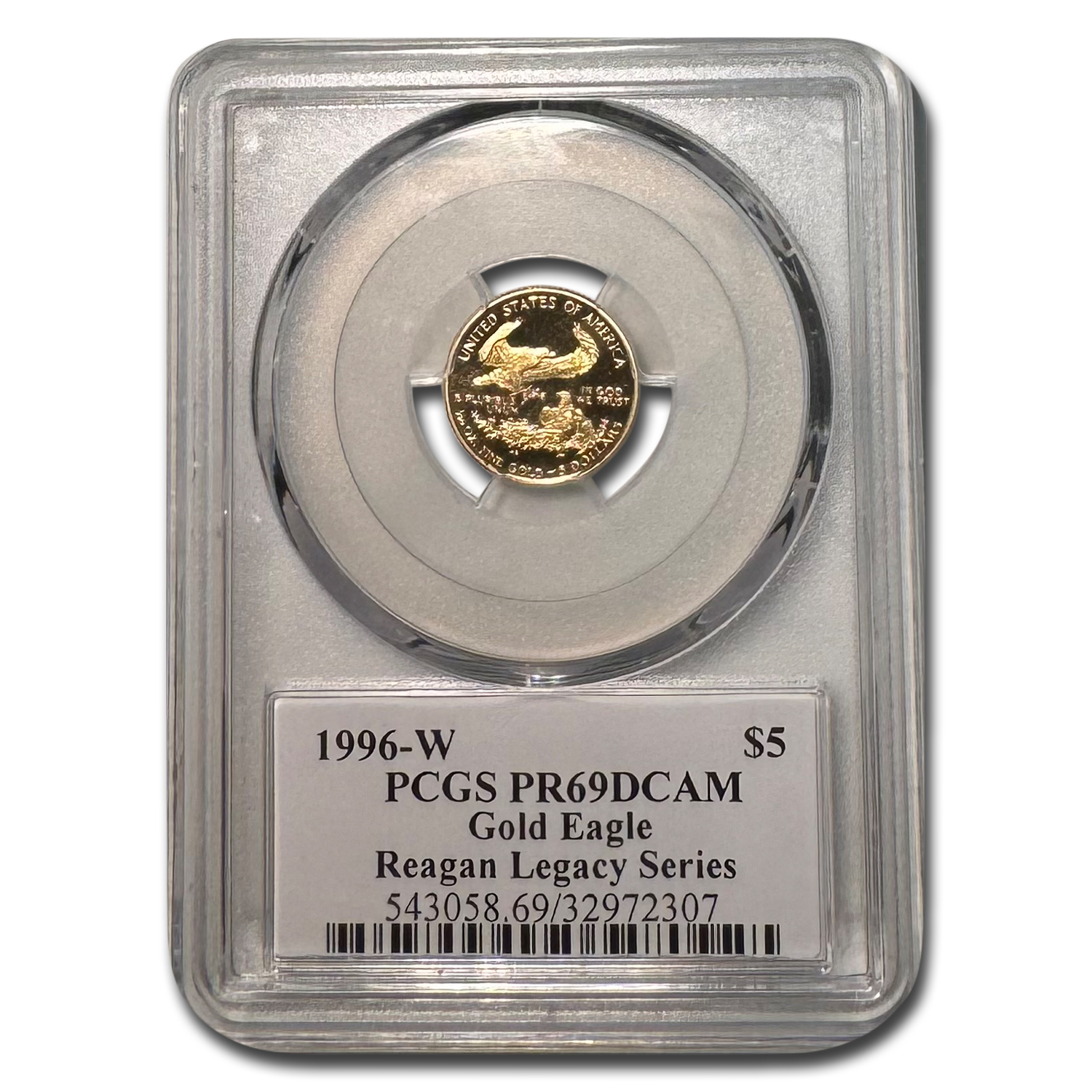 1996-W 1/10 oz Proof American Gold Eagle PR-69 DCAM PCGS (Reagan